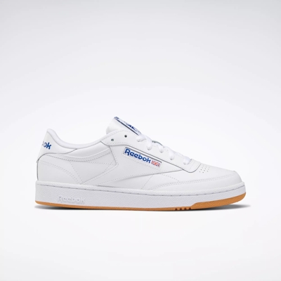 Club C 85 Shoes - White / Royal / Gum | Reebok