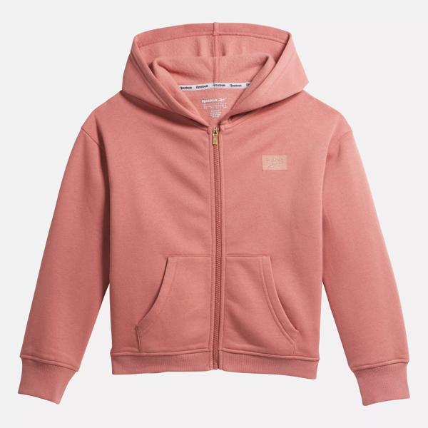 Reebok women's core cotton jersey zip front hoodie online