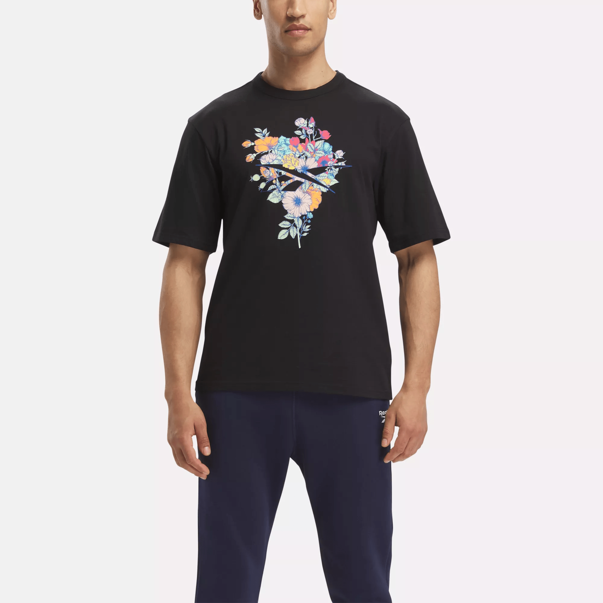 Reebok Identity Good Vibes T-shirt In Black