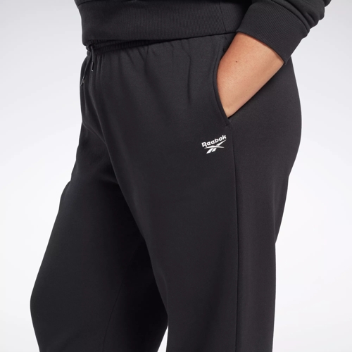 Reebok Identity Fleece Joggers Womens Athletic Pants Medium Black : Target
