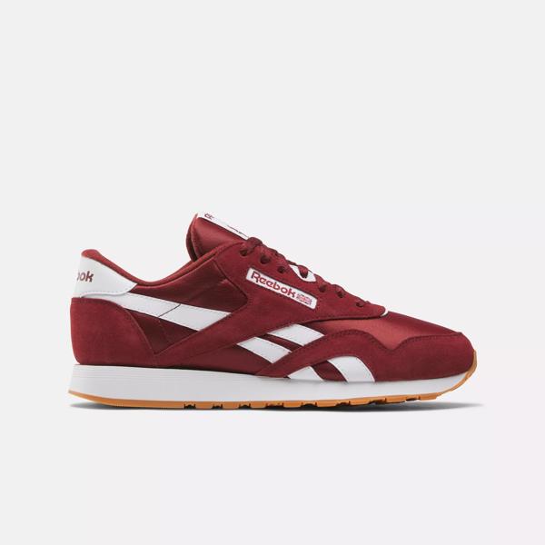 Classic Nylon Shoes Rich Maroon Rich Maroon White Reebok