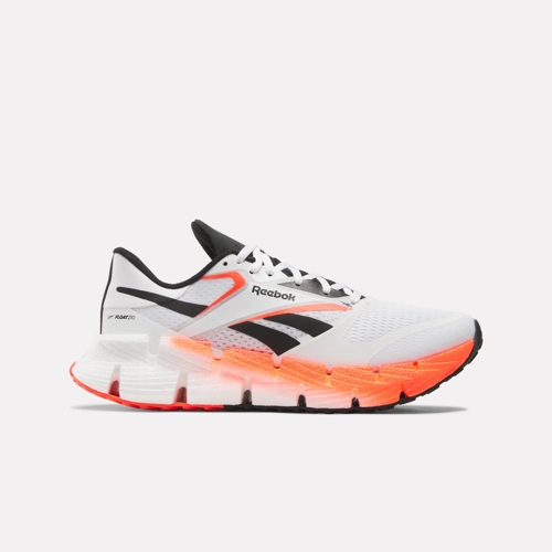 Reebok Men s FloatZig 1 Running Shoes Size 11.5 White Orange Black