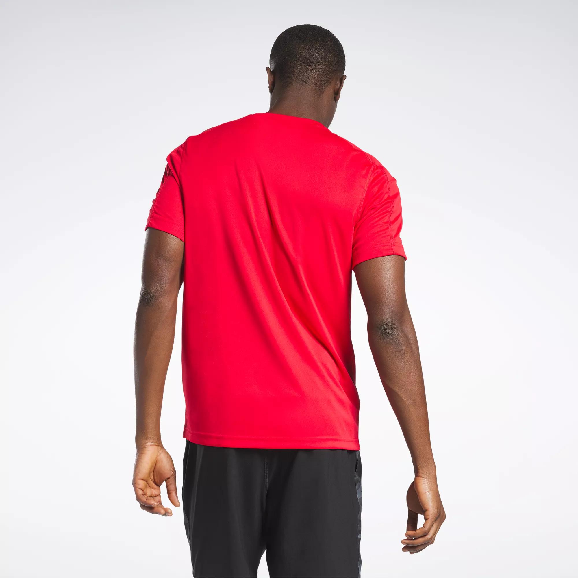 Reebok Men's T-Shirt - Red - XL