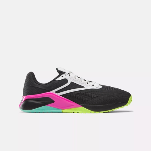 komprimeret vedlægge forfølgelse Reebok Nano X2 Women's Training Shoes - Black / Laser Lime / Laser Pink |  Reebok