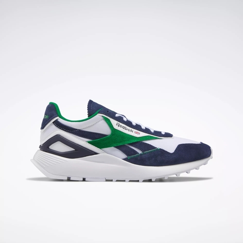 Classic Leather Shoes Ftwr White / Vector Navy / Glen Green Reebok