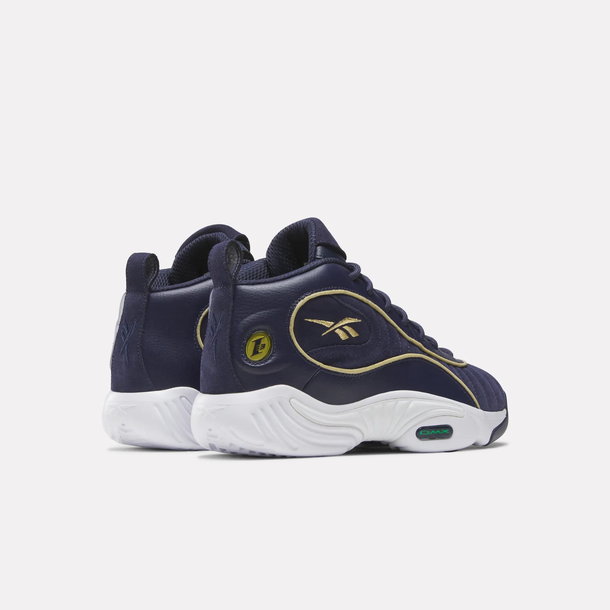 Answer III Shoes Vector Navy White Metallic Gold Reebok