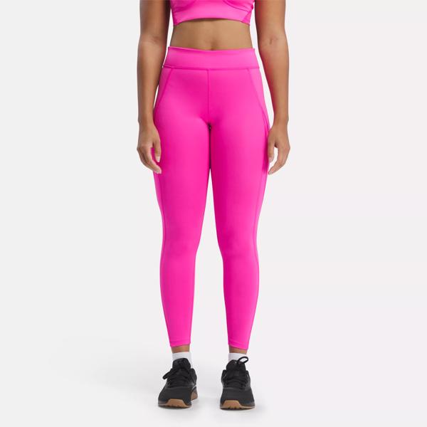 NUX Sz Large Along The Lines Seamless Compression Leggings Pink NWT!