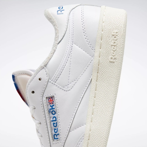 Womens Reebok Club C 85 Athletic Shoe - White / Light Gray