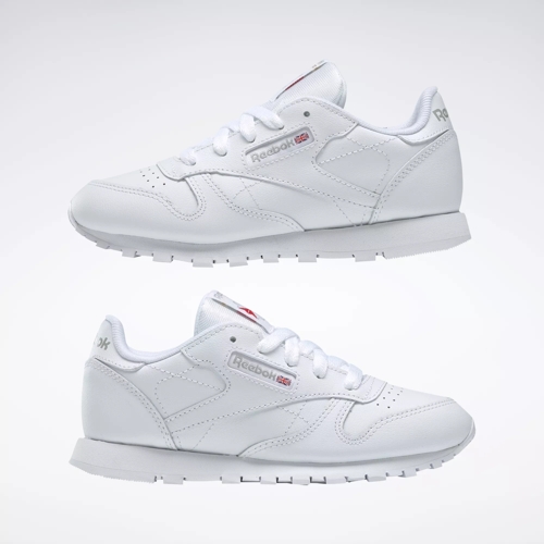 Classic Leather Shoes Preschool - White Reebok