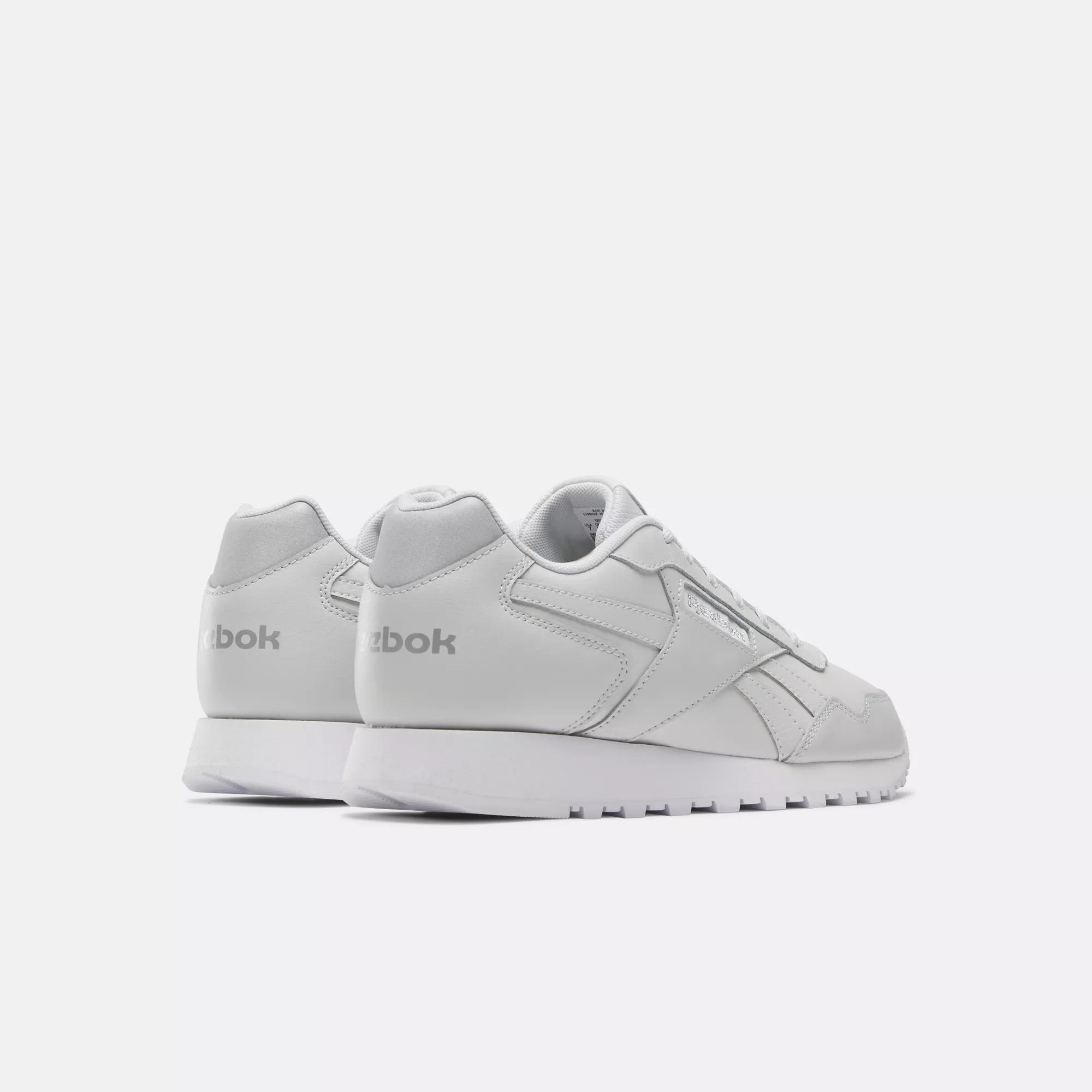 White and silver outlet reebok