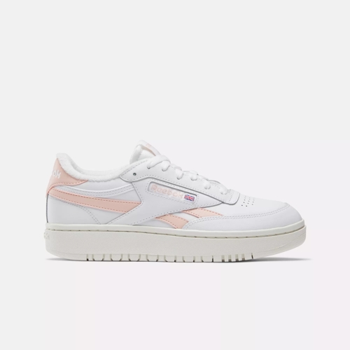 Club C Double Revenge Women\'s Shoes - Chalk / Possibly Pink / White | Reebok | Sneaker low