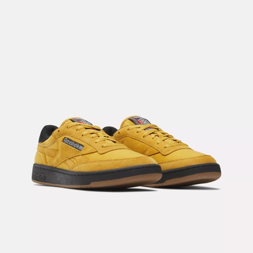 Reebok classic cheap suede mens gold