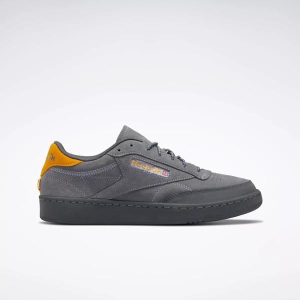 børn Lår Aggressiv Club C 85 Shoes - Pure Grey 6 / Pure Grey 7 / Lilac Glow | Reebok