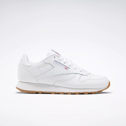 Reebok school shop shoes white