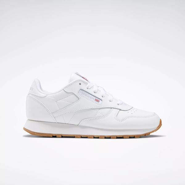 ZAPATILLA CASUAL NIÑA REEBOK CLASSIC LEATHER JUNIOR . WHITE. por