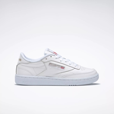 Club C 85 Shoes - White / Light Grey / Gum | Reebok