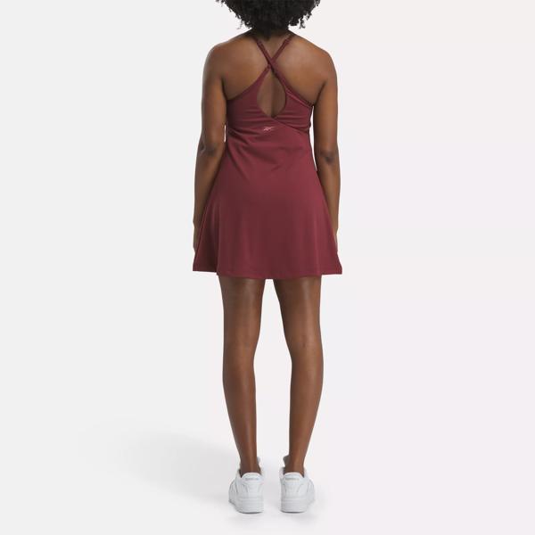 Reebok Women s Lux Strappy Dress in Red Size M