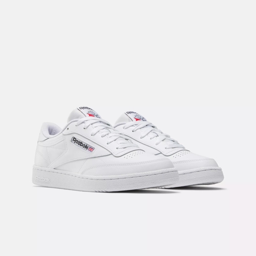 Reebok Club C 85' Vintage White & Black Shoes