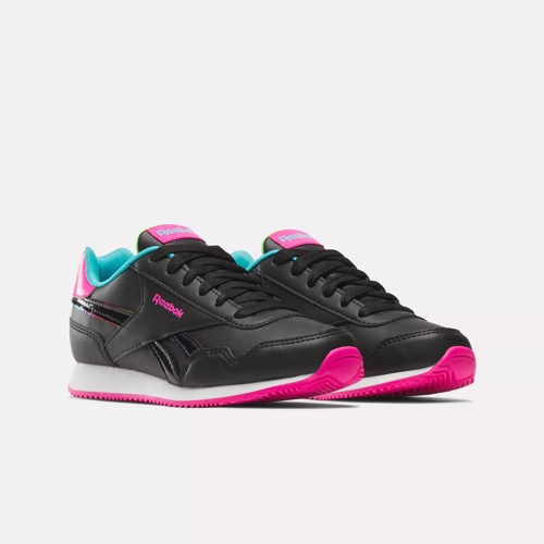 Black and 2025 pink reebok