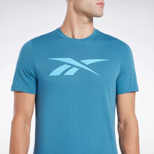 T-Shirt Reebok - Vector Steely Blue S23-R Reebok Series Graphic |