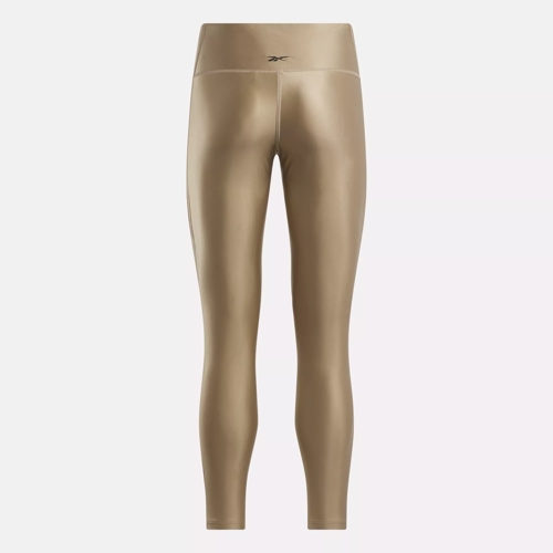 shiny liquid leggings - Carmel / Small