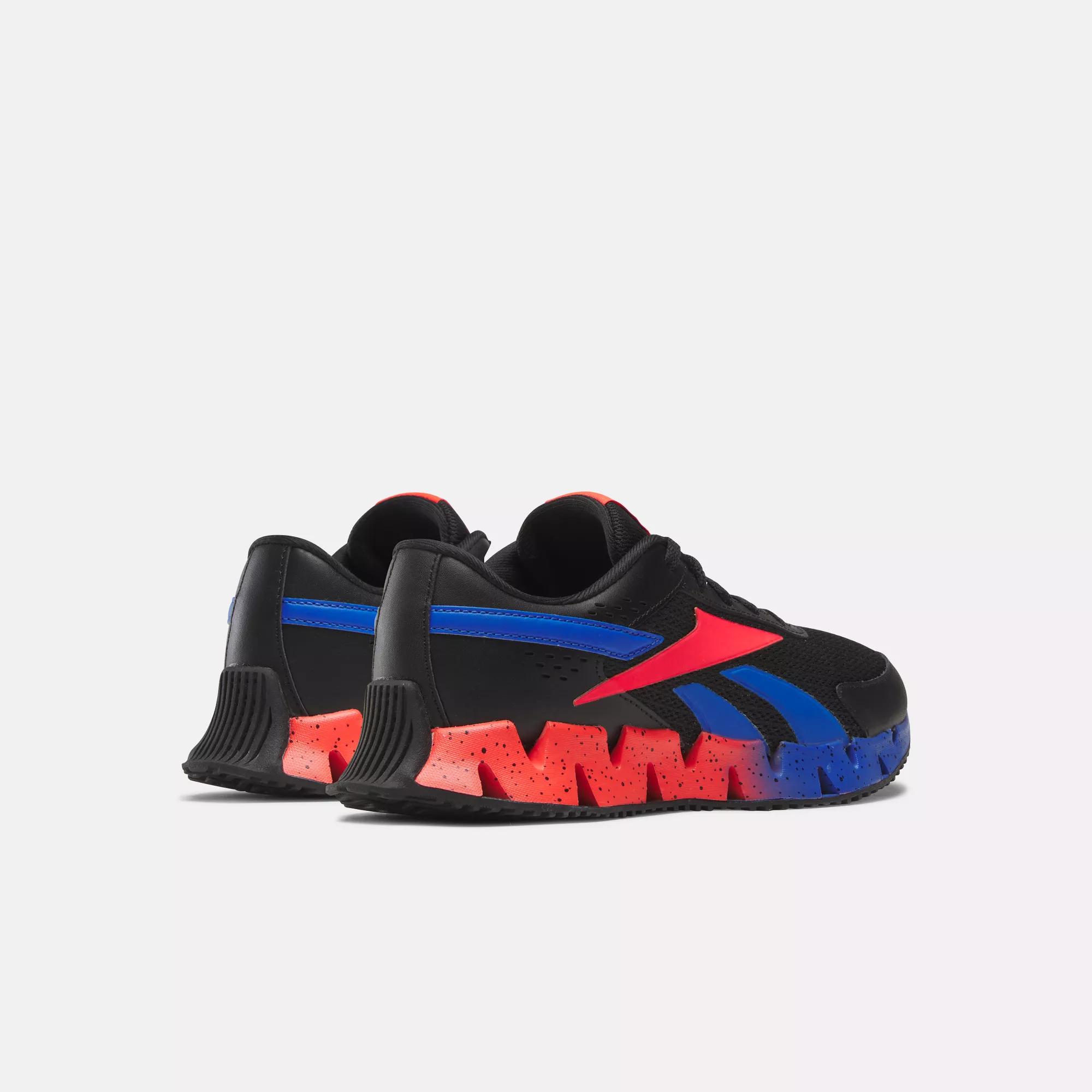 Zig Dynamica 2 Shoes - Grade School - Core Black / Electric Cobalt / Neon  Cherry