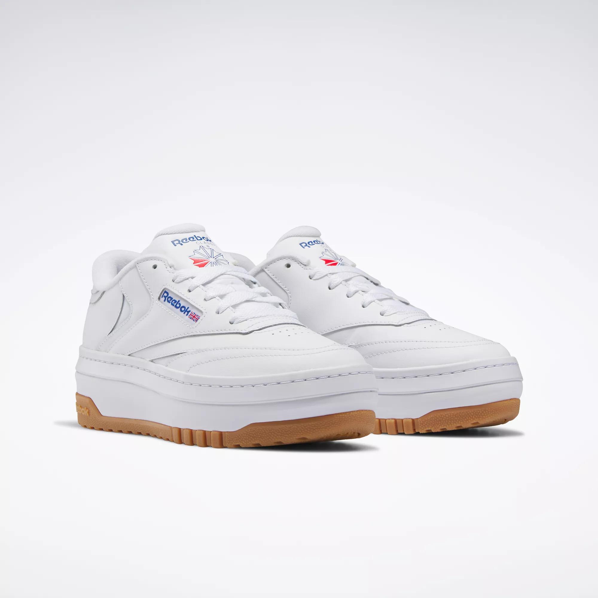 Club C Extra Shoes - Ftwr White / Ftwr White / Vector Blue | Reebok