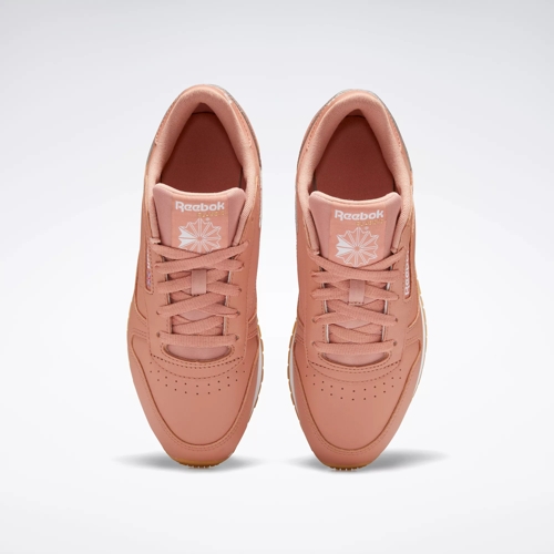 Classic Leather Shoes - Canyon Coral Mel / Canyon Coral Mel / Ftwr White |  Reebok