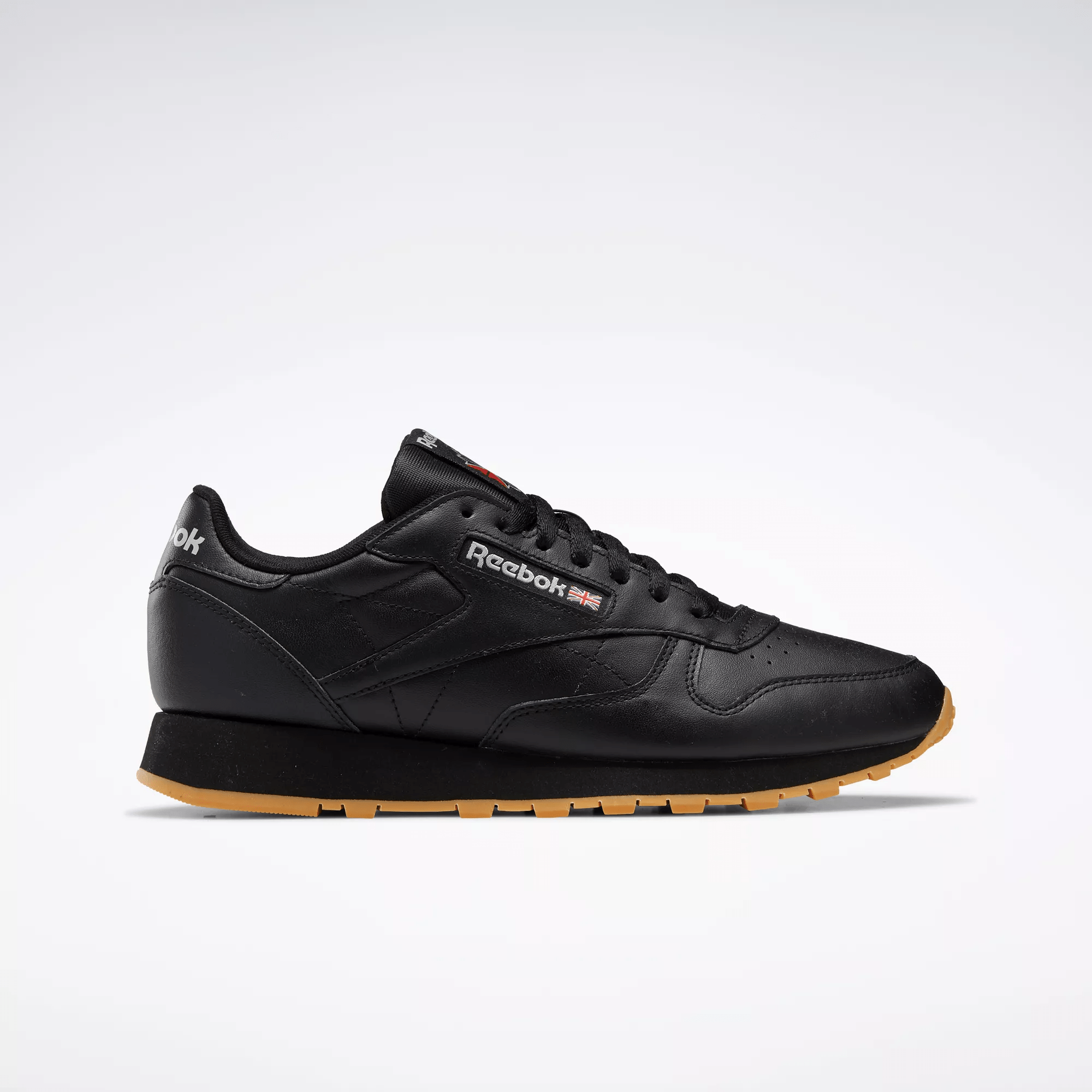 Shop Reebok Unisex Classic Leather Shoes In Black