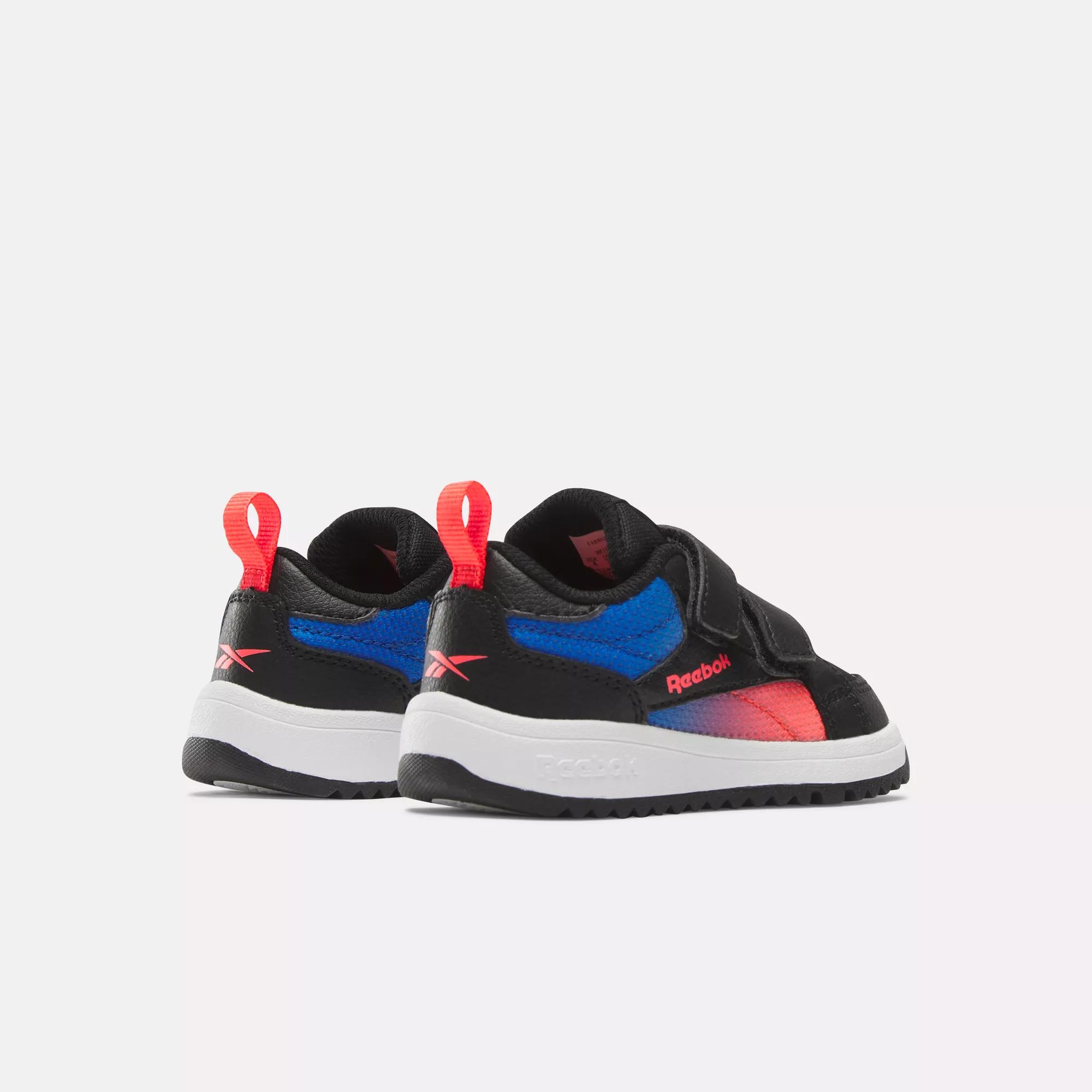 Reebok Black Toddler Clasp | Weebok - - Cherry Core / Shoes Low / Neon Electric Cobalt