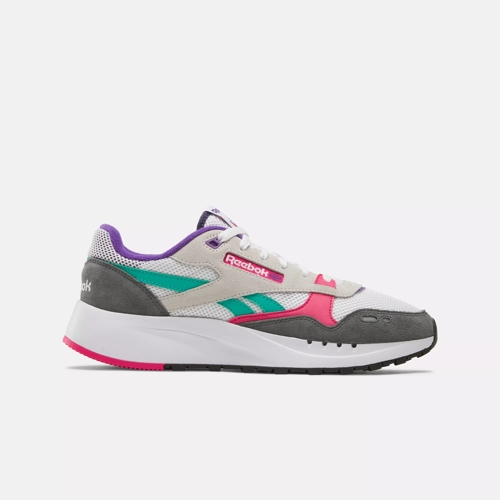 Reebok Classic Leather 2400 Sneaker Women s White Grey Multicolor Size Women s 10.5 Men s 9 Sneakers