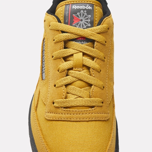 Reebok Club C Revenge Vintage Shoes - Retro Gold/Black/Neon Ochre