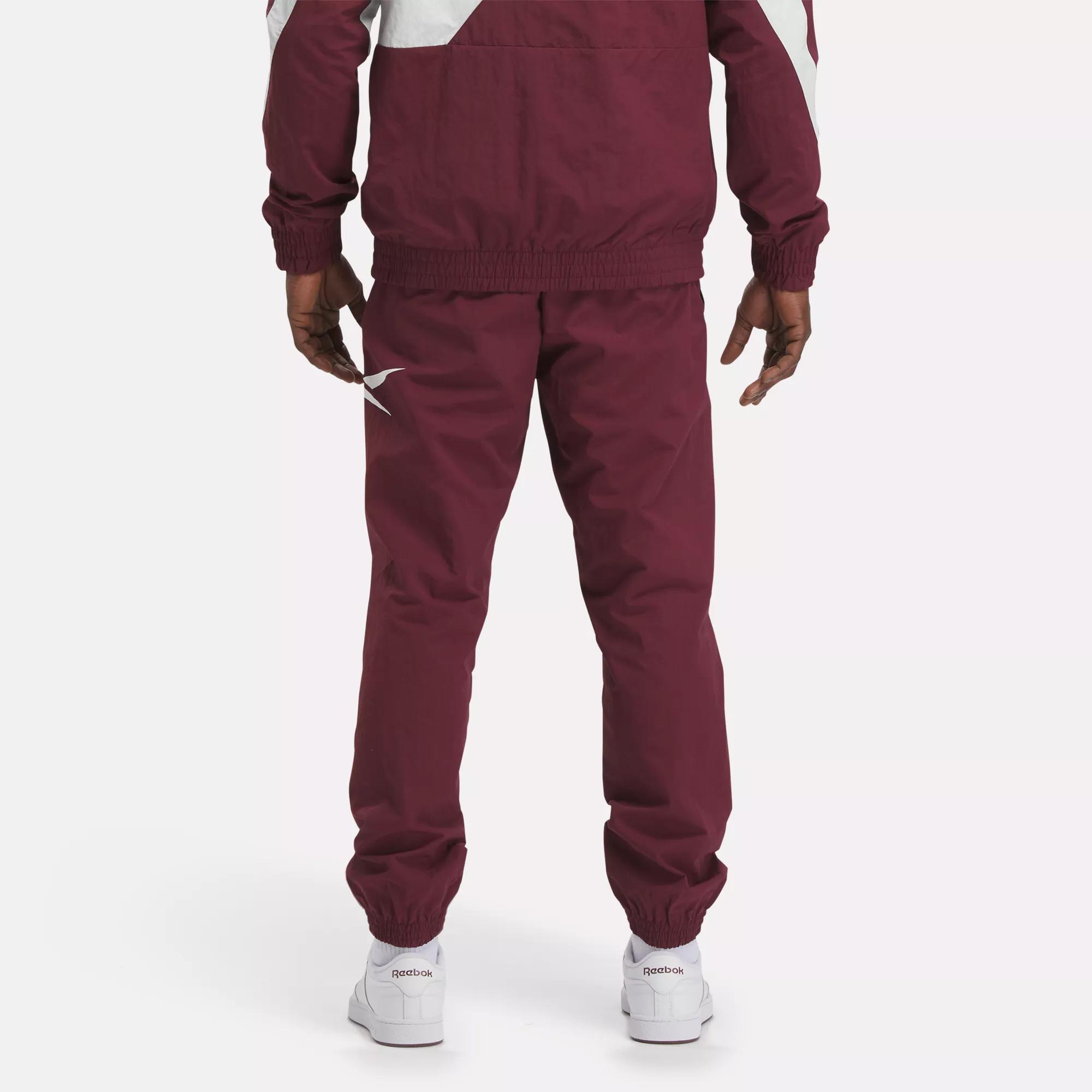 Reebok Run Vector Leggings XL Classic Maroon