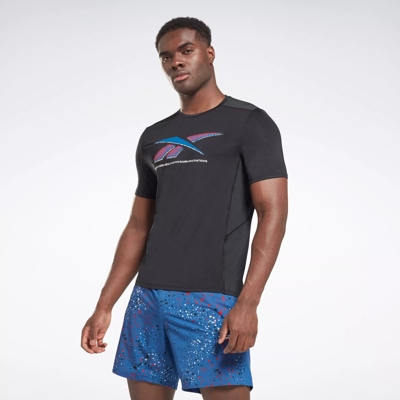 Shirts & Hauts  Reebok Homme T-shirt CrossFit ACTIVCHILL Mendota Blue ⋆  Solrelec