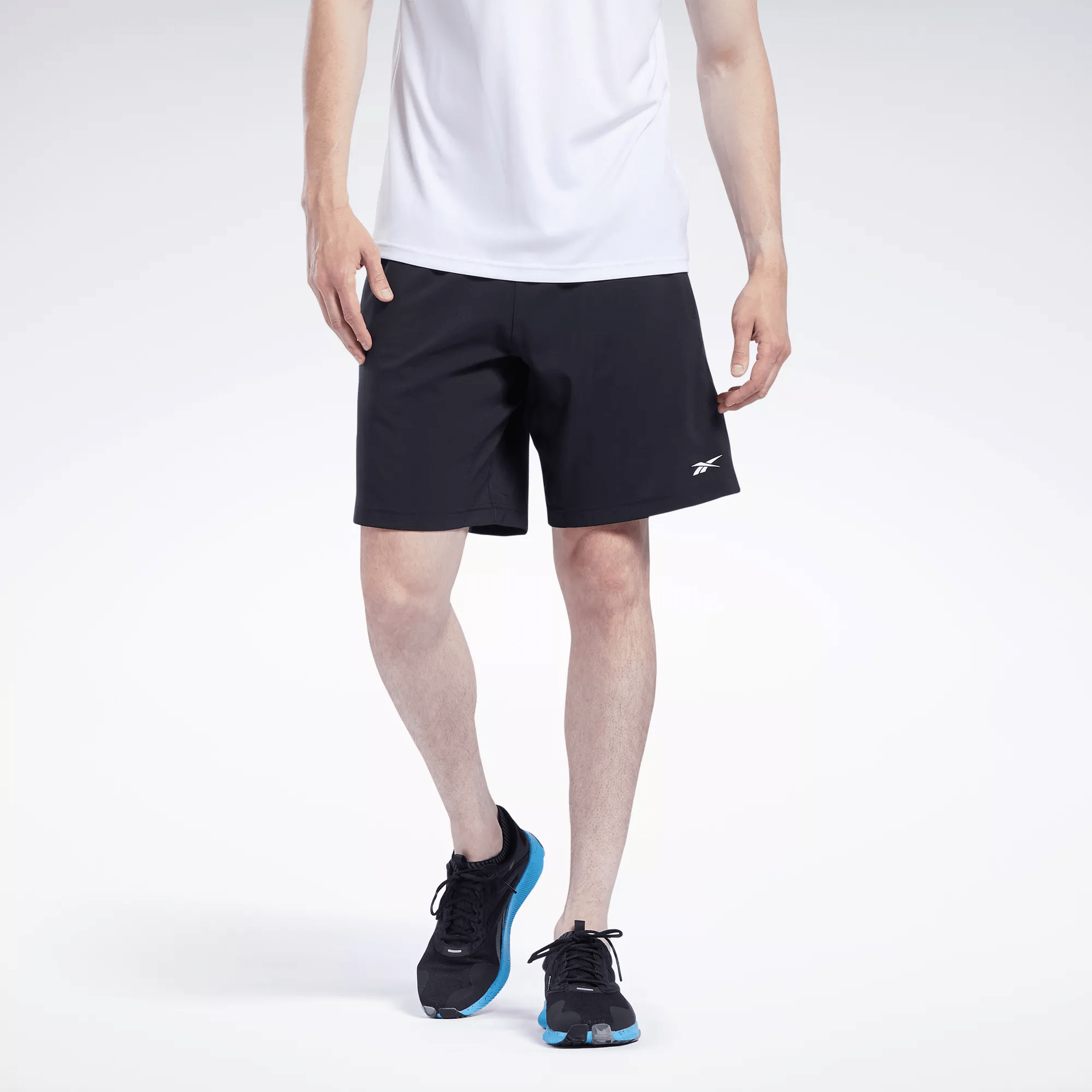 Reebok Mens  Workout Woven Shorts In Black