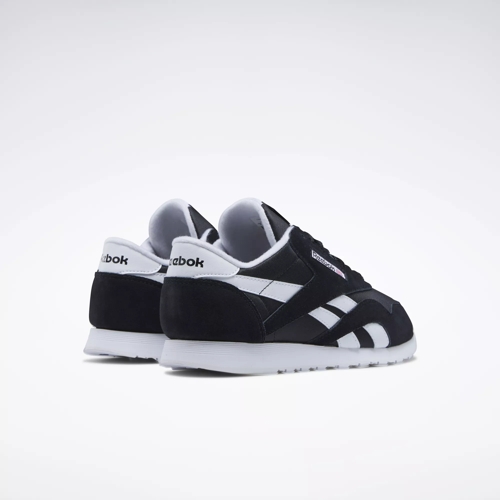 Reebok black and white on sale shoes