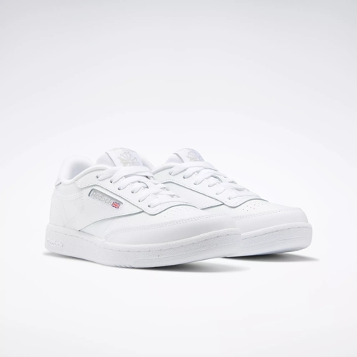 regelmatig zonlicht kwaadheid de vrije loop geven Club C Shoes - Grade School - White / Sheer Grey | Reebok