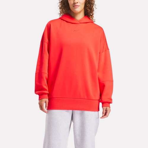 Red reebok hoodie on sale