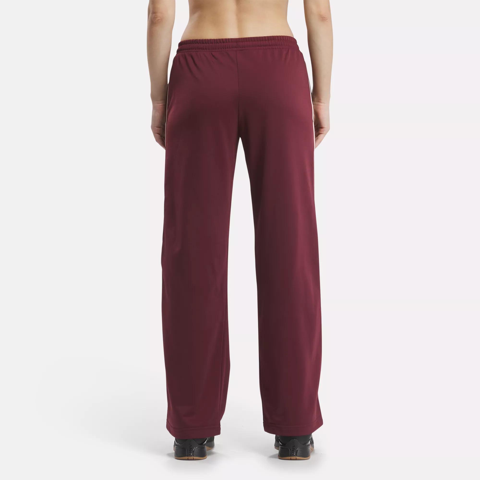  Reebok Training Essentials Linear Logo French Terry Jogger Pants,  Maroon, 2X18W : Clothing, Shoes & Jewelry