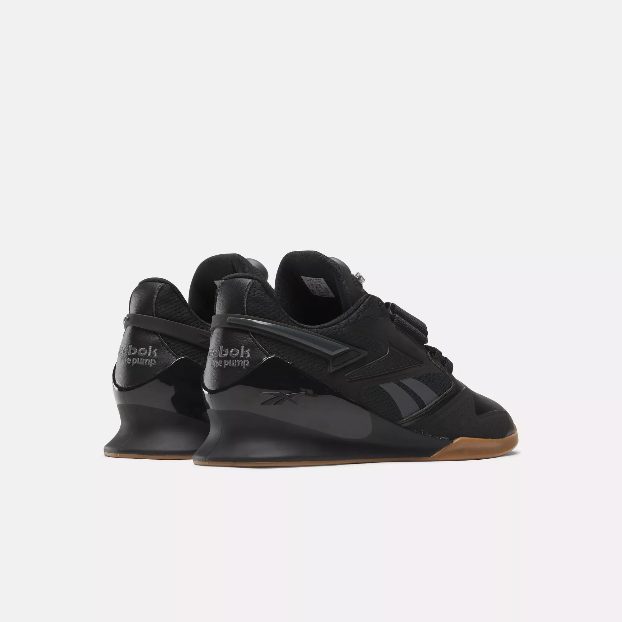 Reebok legacy lifter hot sale black and gold