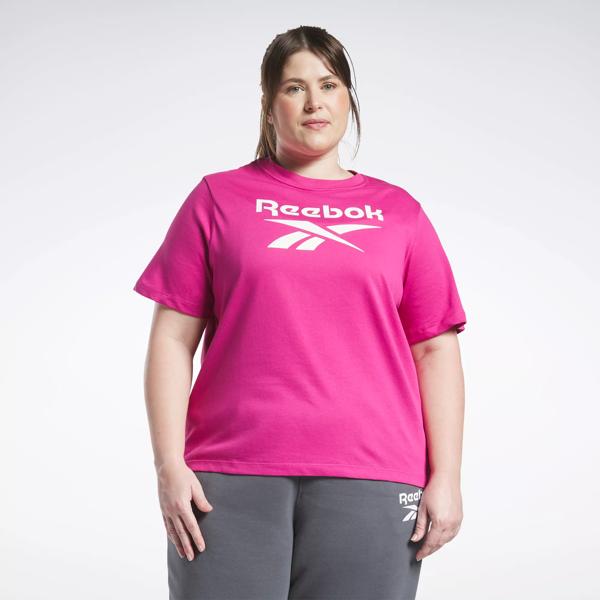 Wreed onpeilbaar Behandeling Reebok Identity T-Shirt (Plus Size) - Semi Proud Pink | Reebok