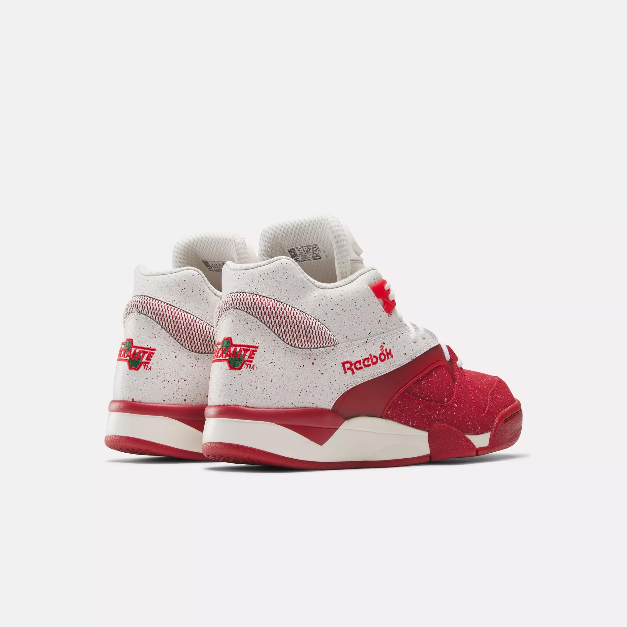 Court Victory Pump Shoes - Chalk/Vector Red/Flash Red | Reebok