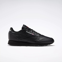 El propietario Tantos Útil Classic Leather Shoes - Core Black / Core Black / Pure Grey 5 | Reebok