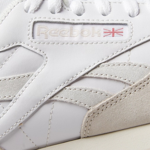 Reebok classic outlet leather hombre plata