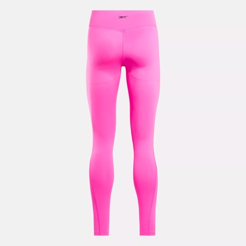 NUX Sz Large Along The Lines Seamless Compression Leggings Pink NWT!