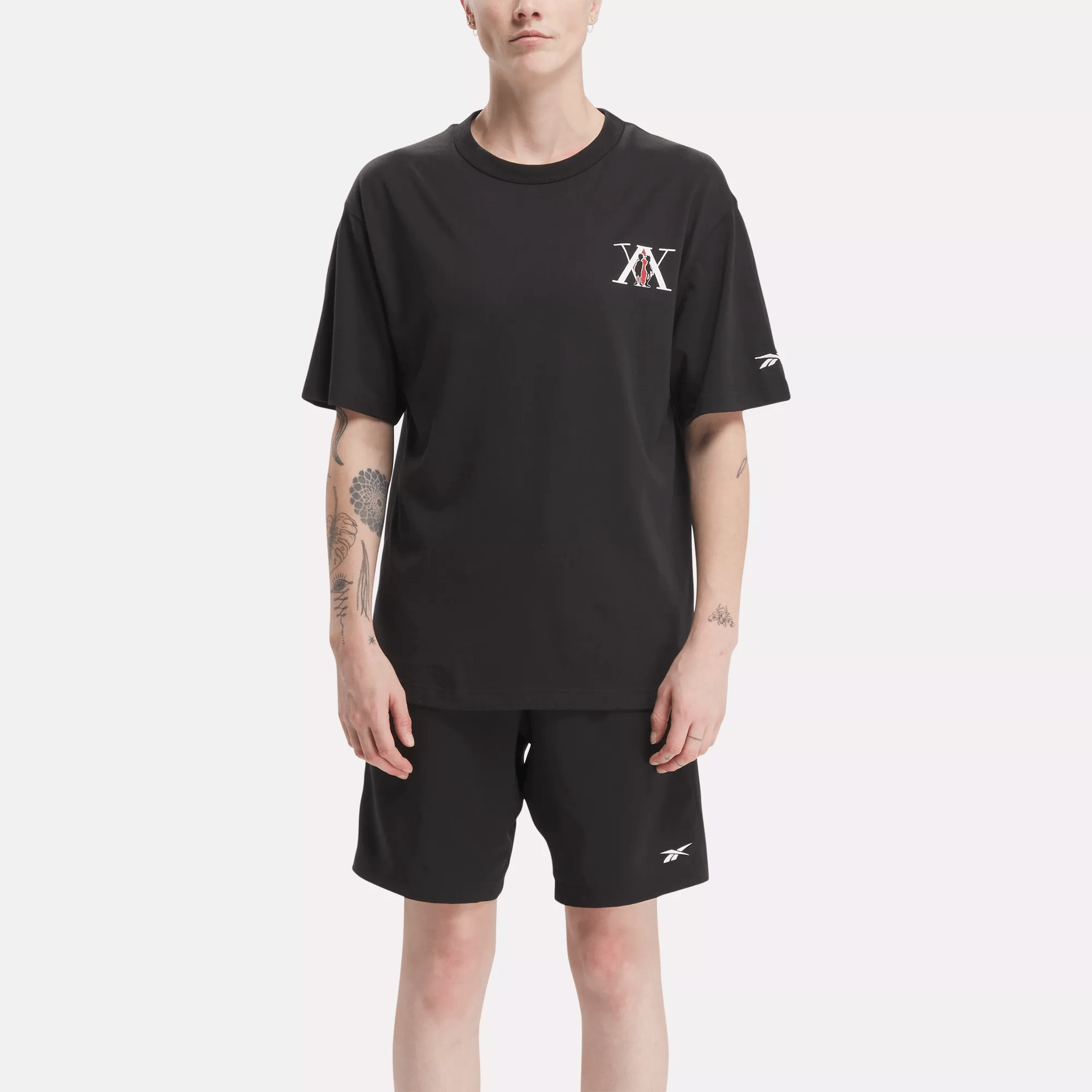 Shop Reebok Unisex Hunter X T-shirt In Black