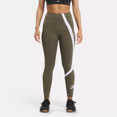 Workout Ready Vector Leggings - Army Green