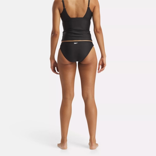 Reebok Women s Hipster Swimsuit Bottom in Black Size S
