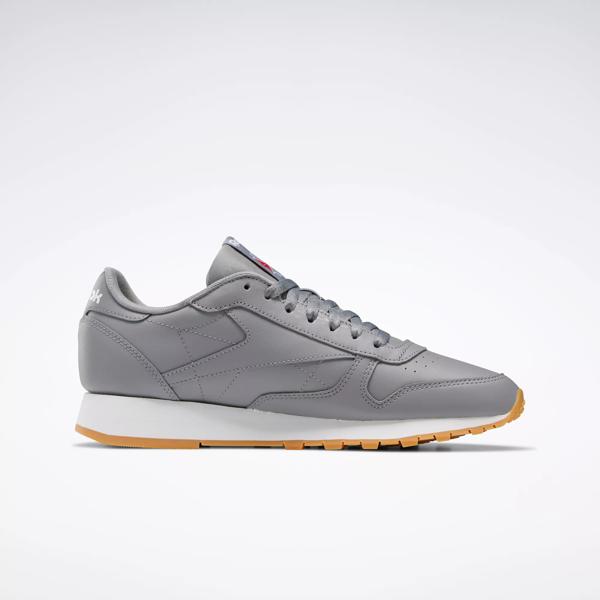 Leather Shoes - Pure Grey / Ftwr White / Reebok Rubber | Reebok