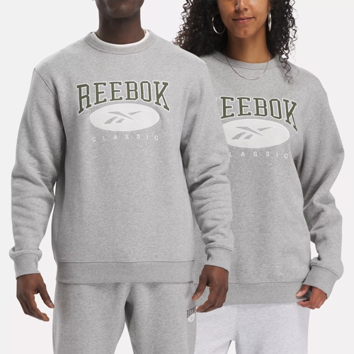 Classics Archive Essentials Crew Sweatshirt Grey Heather | Reebok